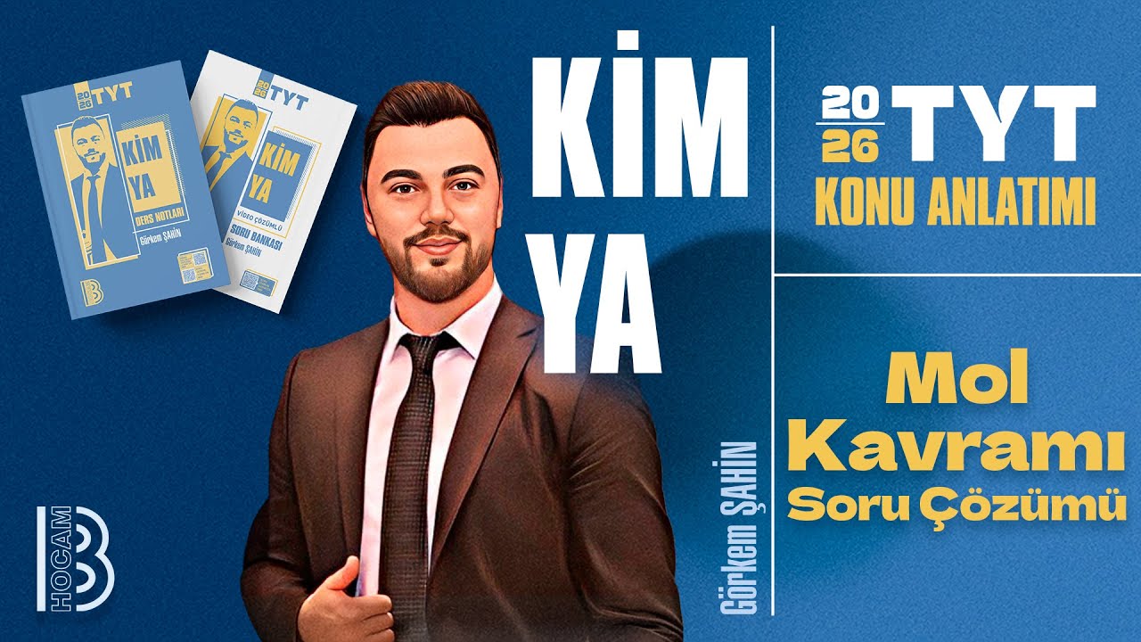 29) TYT Kimya - Mol Kavramı Soru Çözümü - Görkem ŞAHİN - 2026