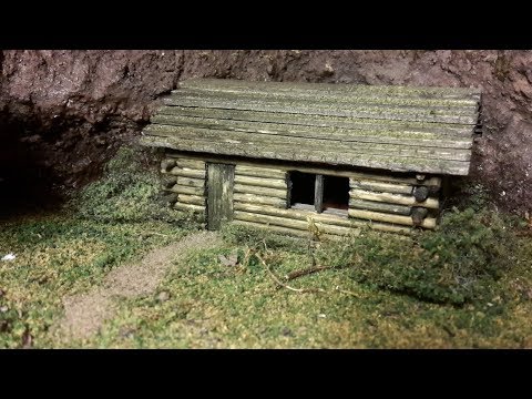 How To Build a Scale Model Log Cabin in HO/OO