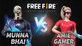 Munna Bhai vs Amie Gamer (1vs1 Funny clash squad) - #munnabhai screenshot 3