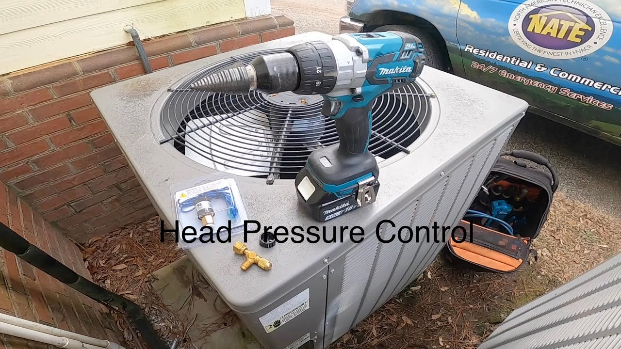 Head Pressure Control Switch install YouTube