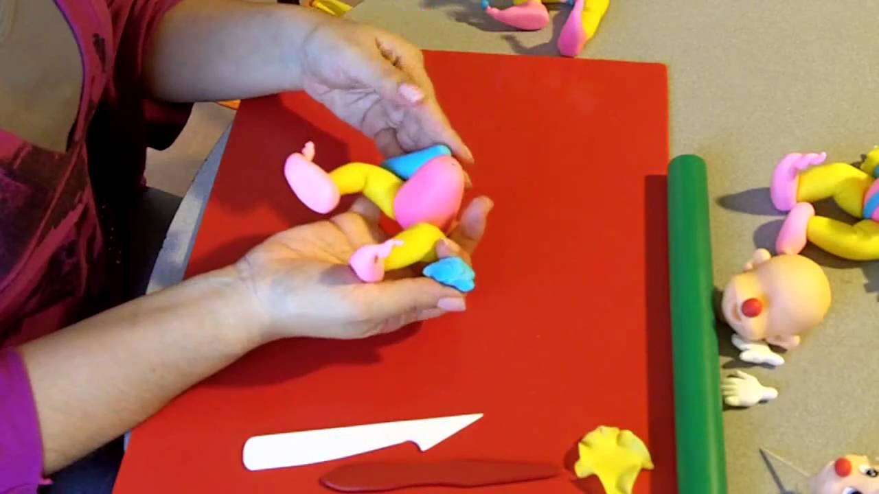 Porcelana Fria Paso a Paso: Payaso Bufón (3de4)