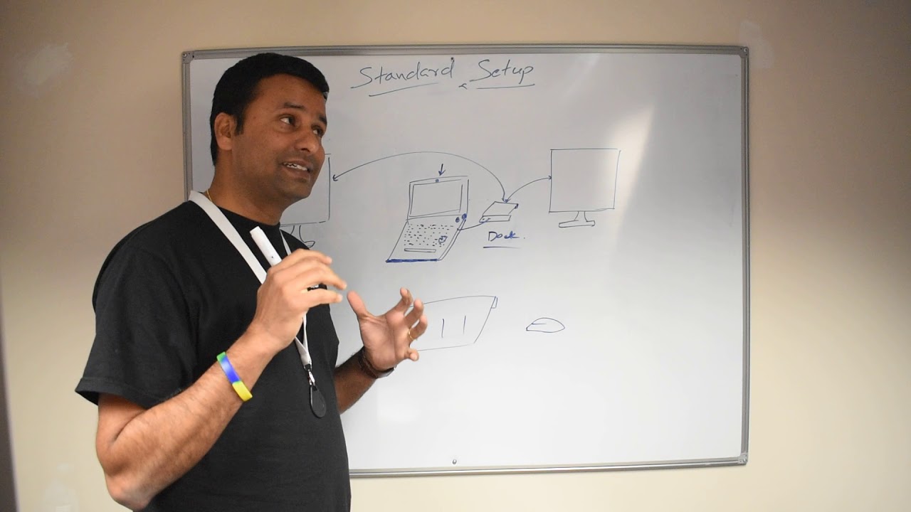 Standard PC setup for a business user