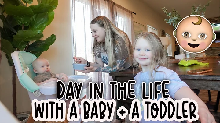 REAL day in the life with a BABY AND A TODDLER
