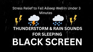 STRESS RELIEF TO FALL ASLEEP WELL WITH TROPICAL THUNDER & RAIN SOUNDS FOR SLEEP┇THE BEST RAIN SOUNDS