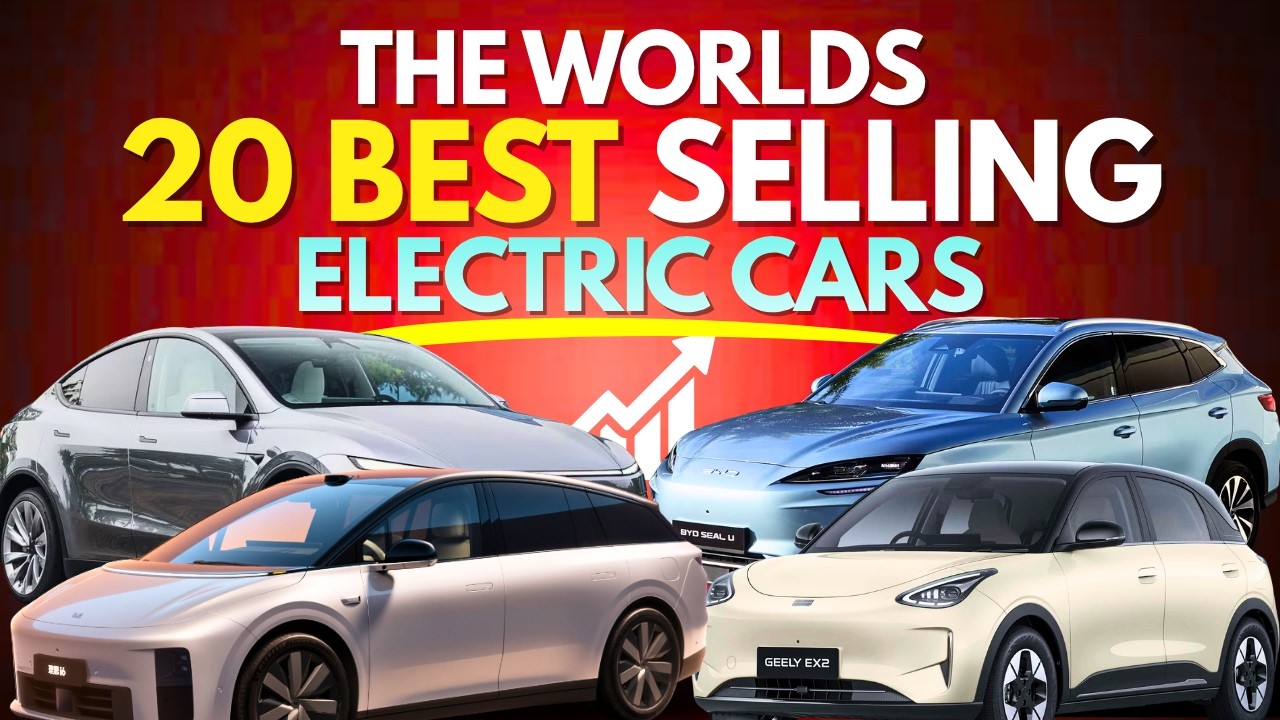 The 20 BEST Selling Electric Cars in the World in 2026 (First 3 months ...