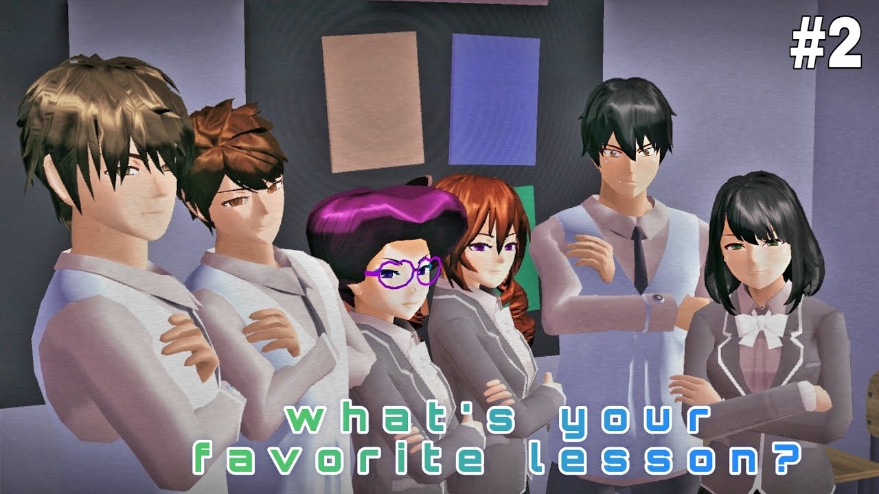 Alvin & Friends #2 What's Your Favorite Lesson? | sakura school simulator