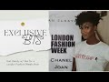 Exclusive bts cole woods at london fashion week  chanel joan el kayam runway show