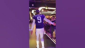 J.J. McCarthy after Vikings Win over Commanders 🙌