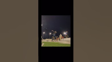 First backside feeble grind on a flat bar #skateboarding #grind #skateboard #skate #feeblegrind