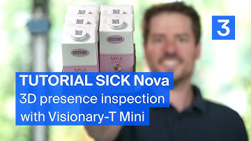 Tutorial SICK Nova 3D (3/7): 3D presence inspection tools with Visionary-T Mini