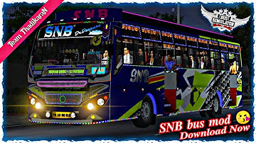 SNB pvt bus mod released for bussid || hari coach || TN bus mod review