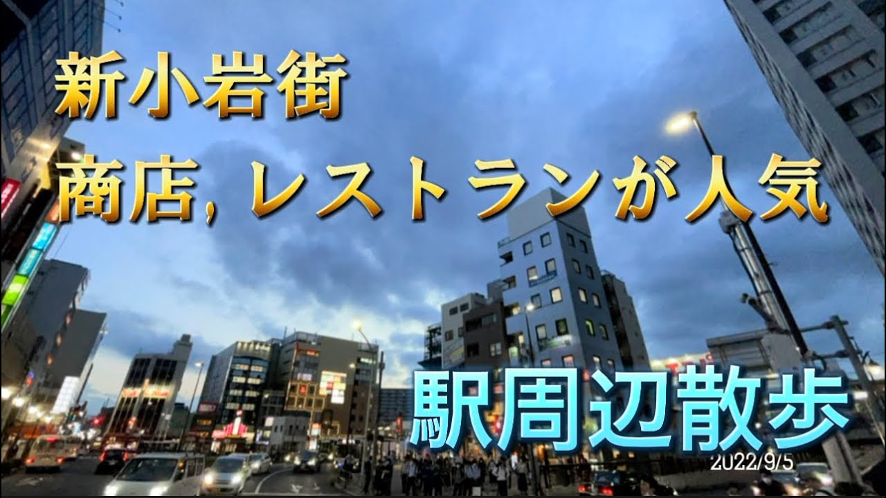 【東京23区】葛飾区新小岩駅周辺観光|#住みやすさ#新小岩散歩 - YouTube