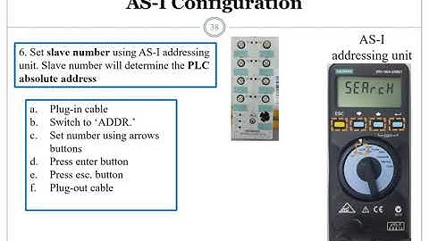 Actuator-Sensor interface (AS-i) configuration with S7-300