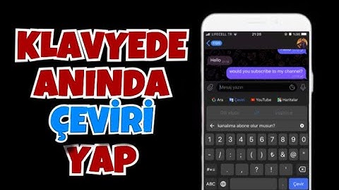 Klavyede Çeviri Nasıl yapılır? | Yazarken Çeviri Yapma! | Google çeviri