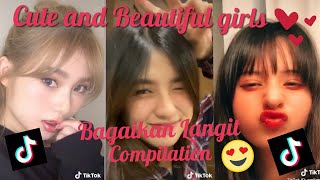 TOP 10 BAGAIKAN LANGIT  - Cute and Beautiful Girls in Tiktok Compilation 2020 Part 2 (Face Zoom) Resimi