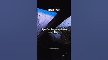 If you feel like you are losing everything... 💔