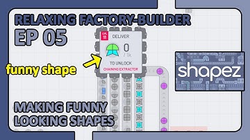 Shapez.io Gameplay - Day 5 Making Funny Shapez - Relaxing Factory Builder [no commentary]