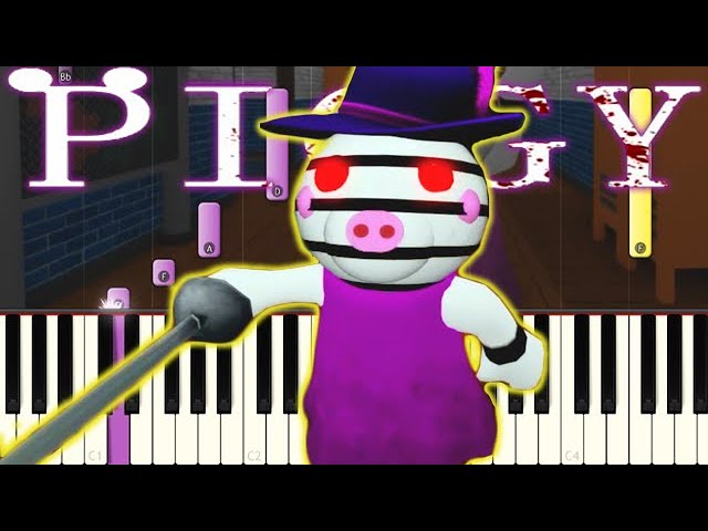 Stream Roblox Piggy Zizzy (skin) theme piano (easy version) by TechnocRat