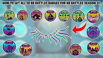 [EVENT] How to get all 12 RB BATTLES CHAMPIONSHIP BADGES & WINNER
