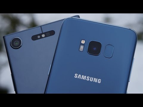 Porównanie Samsung Galaxy S8 vs Sony Xperia XZ1 / comparison