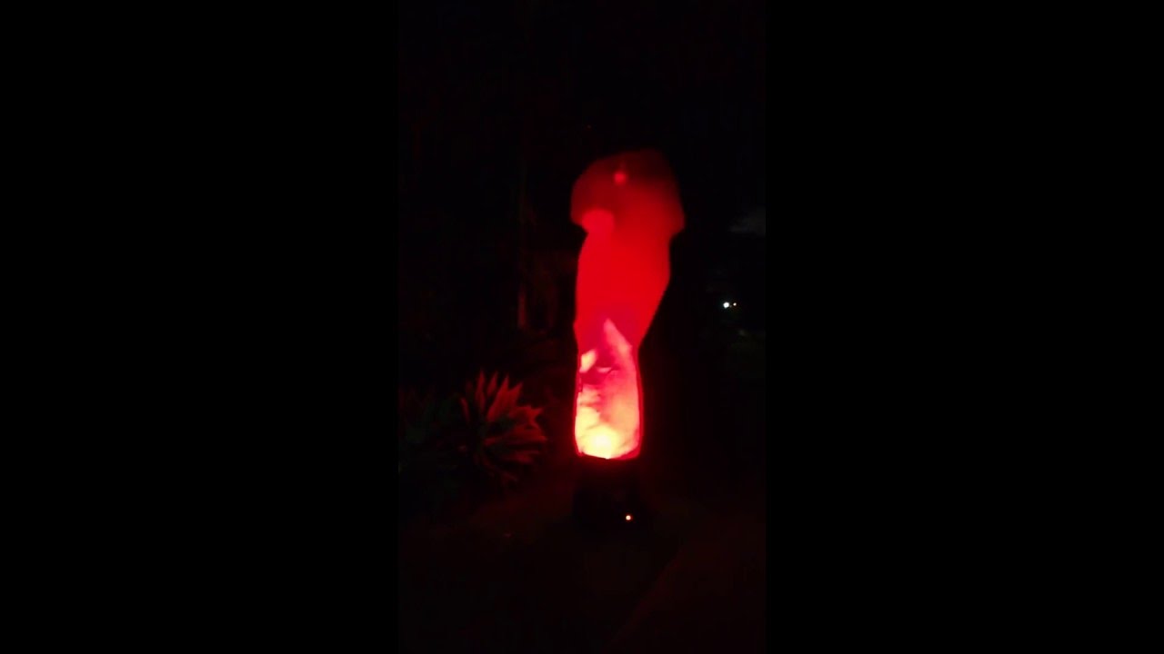 Fire Dancer  - Night Time 3D Glow Effect