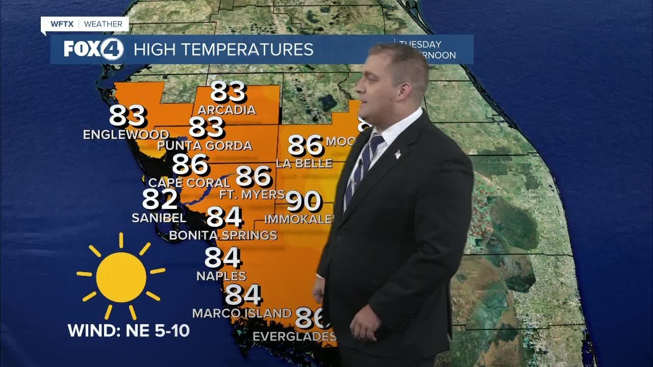 FORECAST: Drier air arriving behind Monday morning's cold front - YouTube