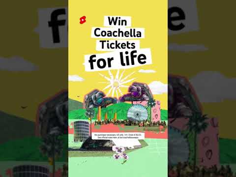 #youtubecoachellasweepstakes | Enter to win liftetime Coachella tickets from YouTube Shorts #Sho