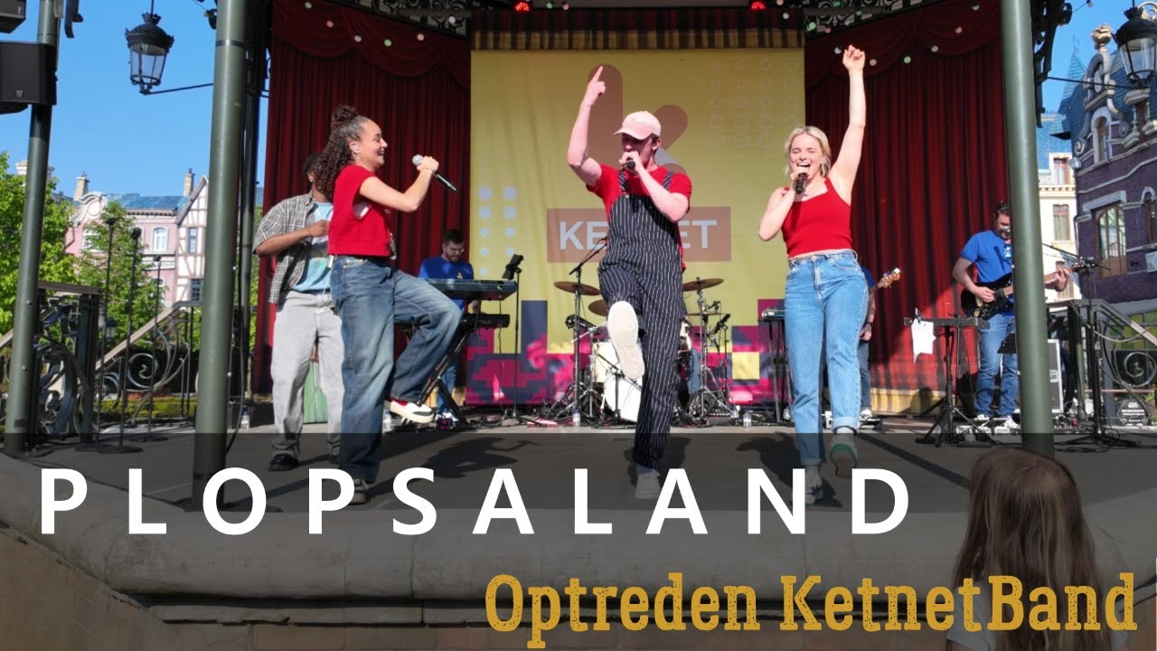 Optreden KetnetBand @ Plopsaland De Panne Belgium 2024!