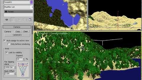 DEMO:  Real-time camera clipping in Forest Pack