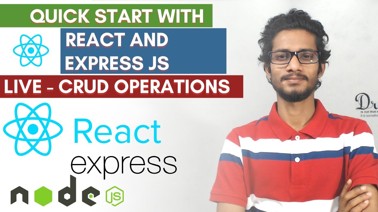 Quick Start With React | Live | Crud | Part 2 🔴 - YouTube