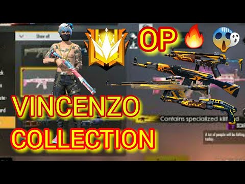 vincenzo | free fire | collection | OP🔥😱 - YouTube