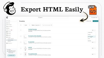 Hoe u MailChimp-e-mails als HTML exporteert (downloadformaat)