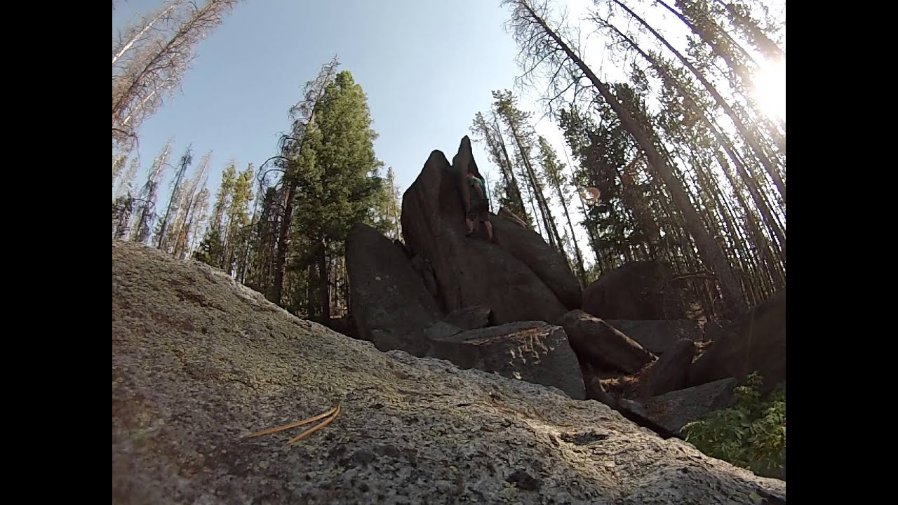 Bouldering at Homestake Pass - YouTube