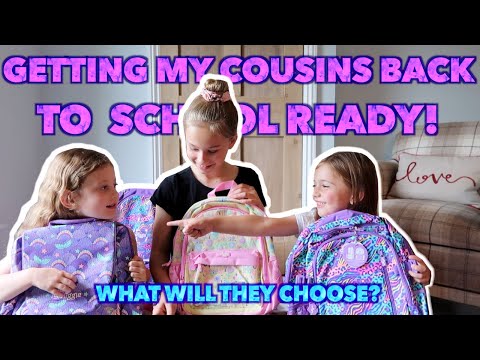 GETTING BACK TO SCHOOL READY WITH MY COUSINS FT SMIGGLE