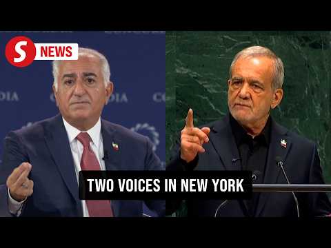 Two sides of Iranian voice take centre stage at UN assembly