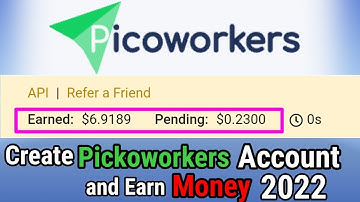 How to Create Pickoworkers Account 2022 & Earn Money | Pickoworkers Account kaise bnaye