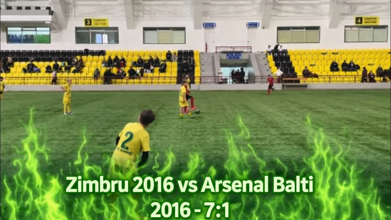 AF Zimbru Galben 2016 vs Arsenal Balti 2016 — scor 7:1