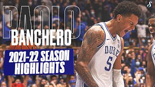 ACC Freshman Of The Year Paolo Banchero 2021-22 Season Highlights | 17.2 PPG 7.8 RPG 47.8 FG%