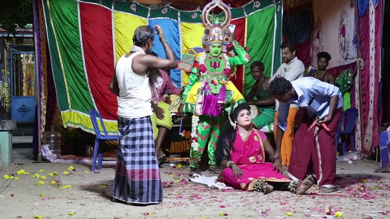 அண்டப்பேட்டை வெங்கடேசபெருமாள் நாடகம் (பகுதி-08) நங்கை பெருமாள் தர்க்கம் ANDAPETTAI therukoothu_2025