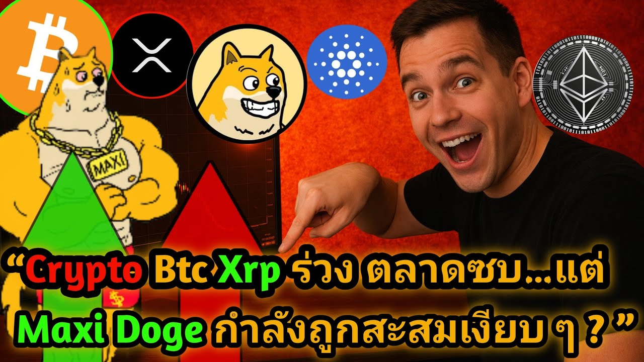 ⁣ตลาดคริปโตเงียบ ย่อลึก..  Maxi Doge มาแรงฉุดไม่อยู่ Xrp #crypto #xrp #btc #xrpnews