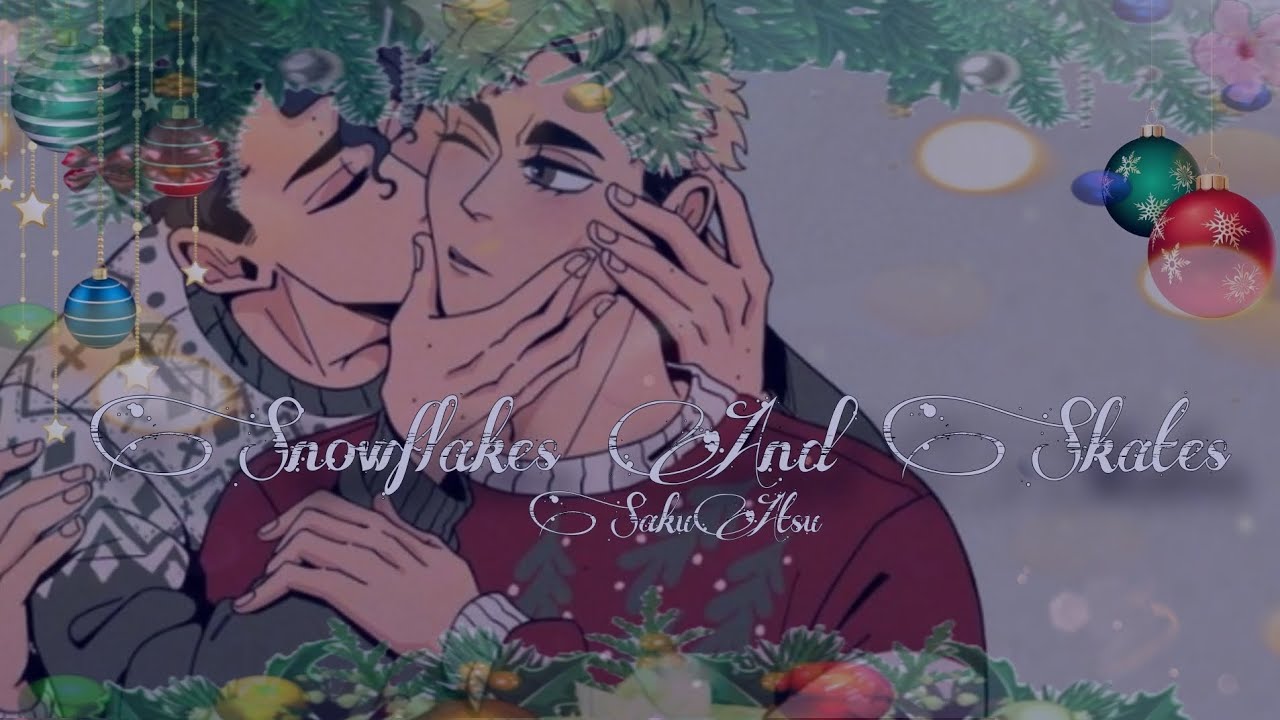 Snowflakes And Skates||Haikyuu Texts||SakuAtsu Christmas special