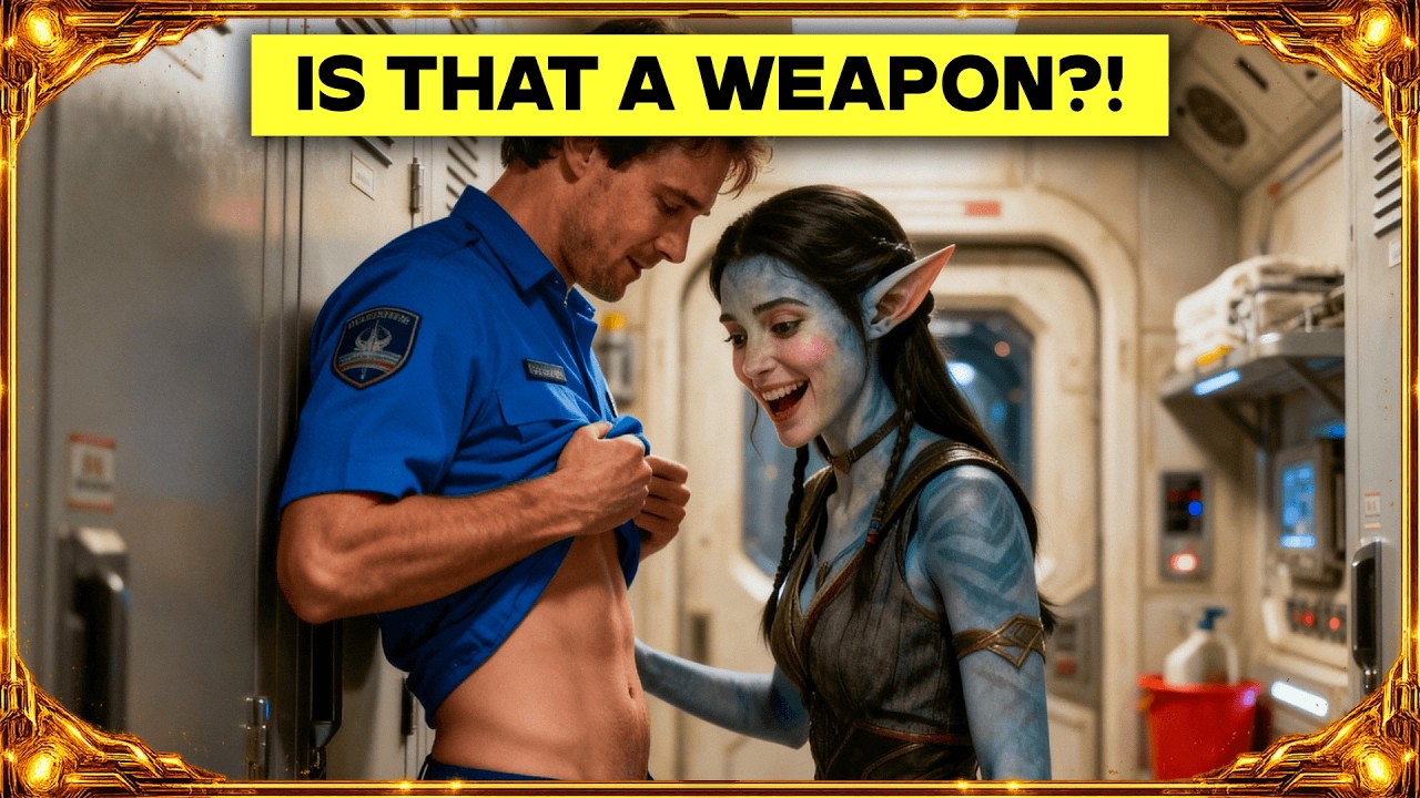 She Laughed at Humans 'Primitive' Anatomy, Until She Saw The Janitor Undress