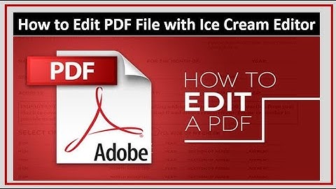 Free Best PDF editor  || Offline PDF editing Easy To Use  || Ice Cream PDF Editor