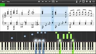 Jiyuu No Tsubasa  Linked Horizon    Synthesia Sheet  Piano Tutorial 4k 60 Fps