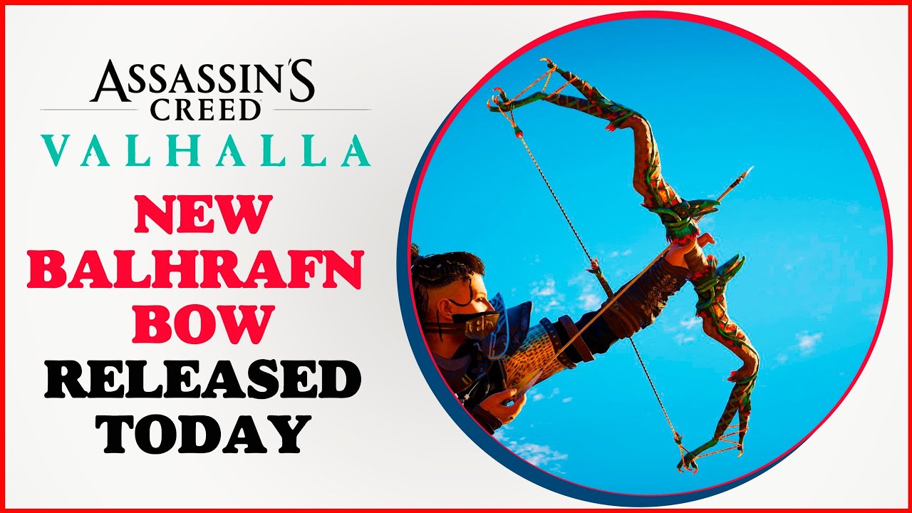 Assassin's Creed Valhalla New Update New Balhrafn Bow Showcase