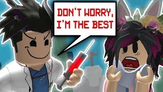 Never Hire This Doctor Funny Hospital Roleplay Roblox Youtube - the skin doctor and random roblox online games youtube