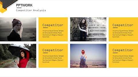 YELLOW BUSINESS REPORT PLAN POWERPOINT TEMPLATE