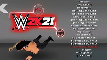 WR3D NEW ATTACK AND GROUND MOVES MOD