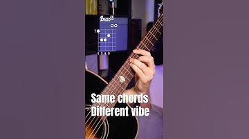 Same chords — different vibe  #guitarchords