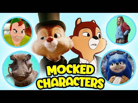 Every 'Ugly' Character in Chip 'N Dale Rescue Rangers 2022 #shorts